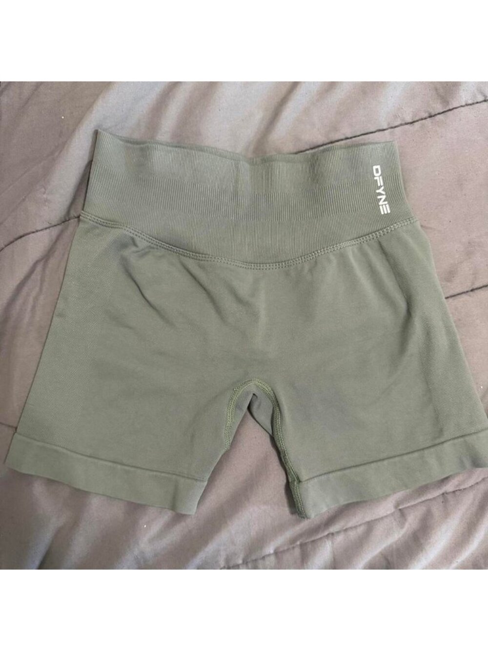 Dfyne dynamic XS High Waisted Tummy Control BBL Legging Shorts Size XS